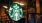 Starbucks sign outside the store