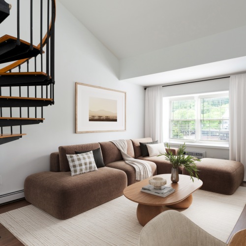 An open living space filled with natural light An open living space filled with natural light